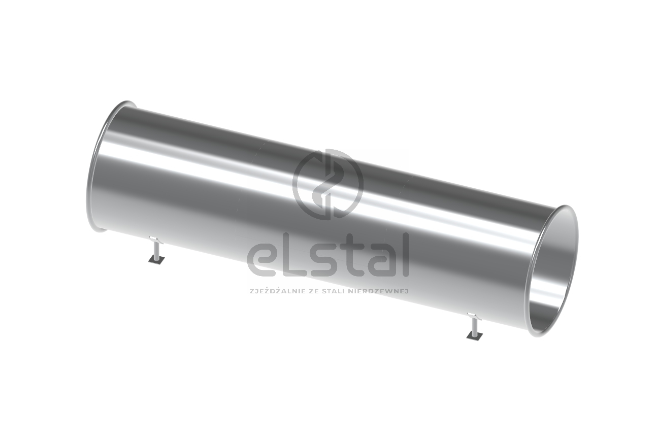 Tunel ze stali nierdzewnej prosty model EL-TNP-3000-600